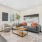a living room with a fireplace