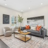 Living room with a coffee table and a couch